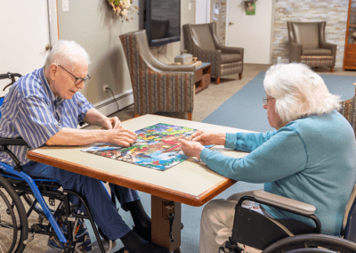 Sharmar Village residents putting puzzle together